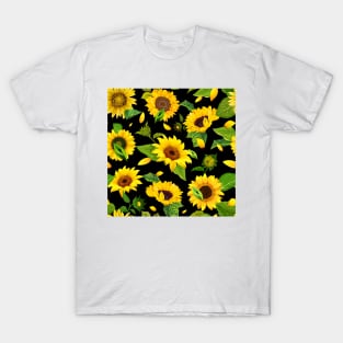 New Watercolor Sunflower 3 T-Shirt